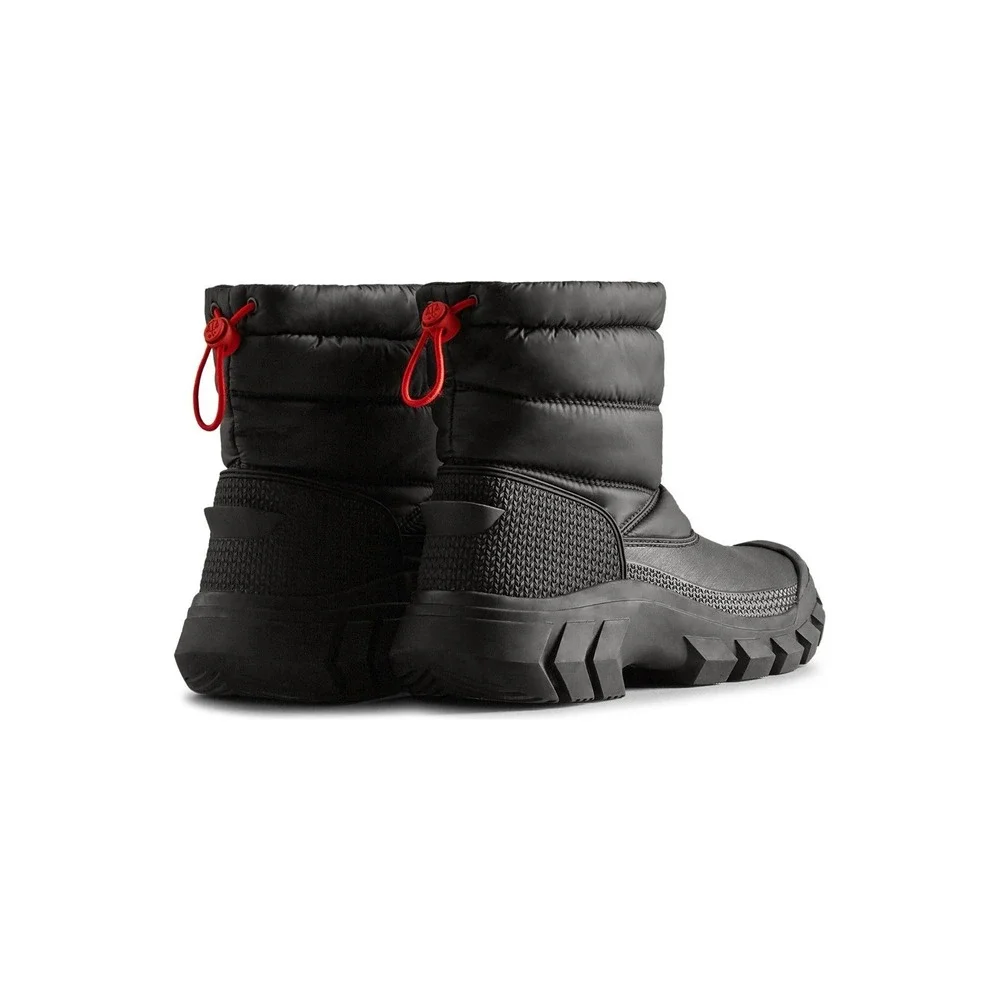 Hunter Intrepid Short Snow Boots Women's‎ Size 6 US Black Insulated Waterproof